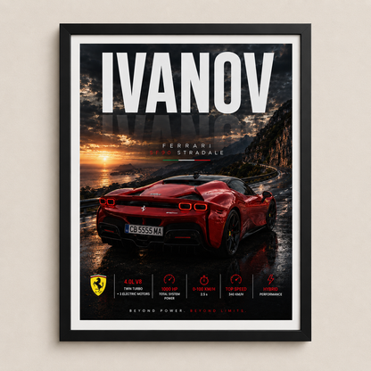 Персонализиран Автопостер